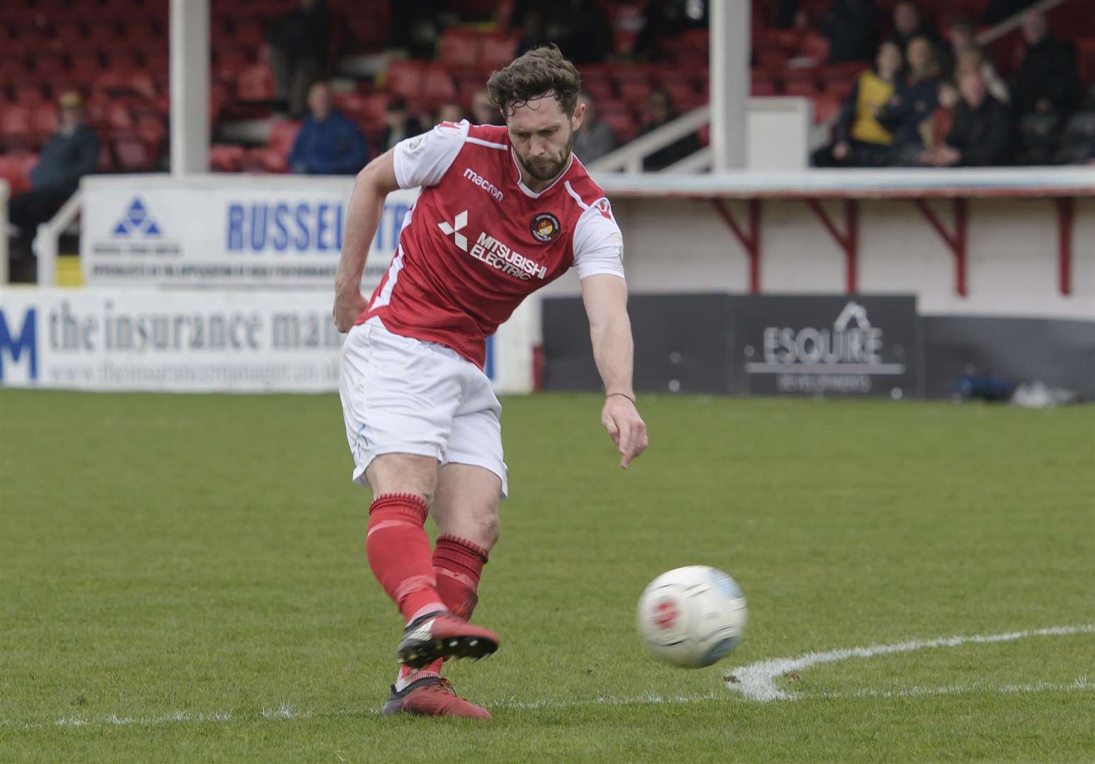 Dean Rance rifles in Ebbsfleet's dramatic equaliser Picture: Andy Payton