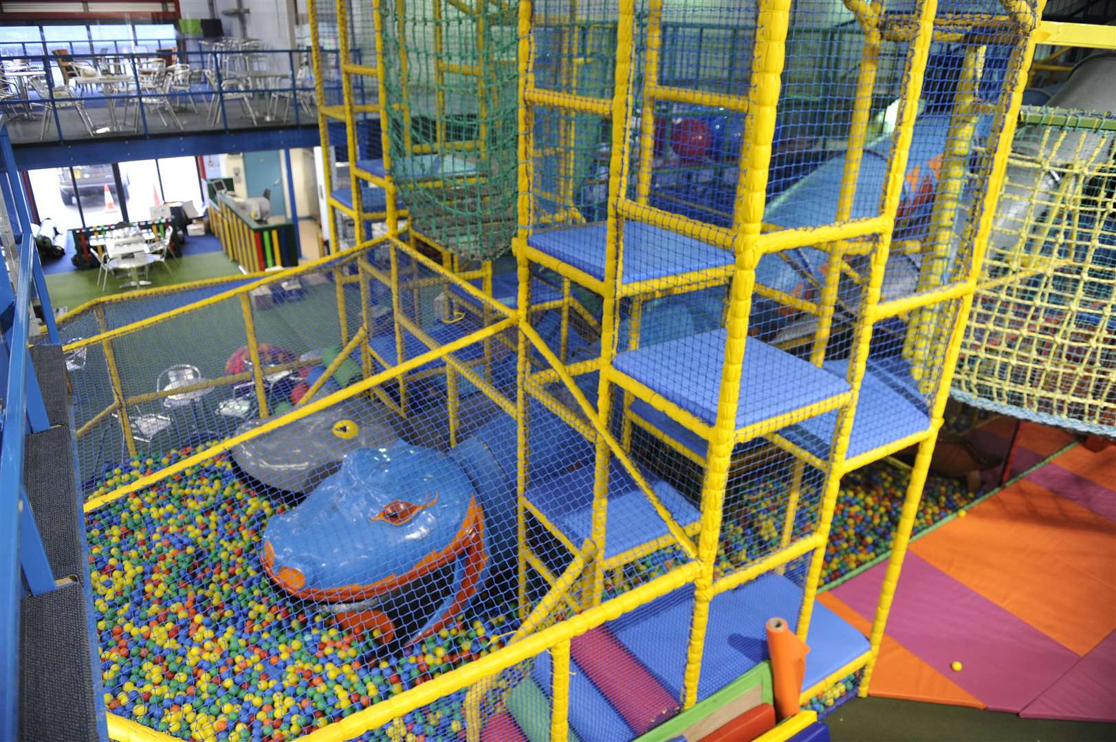 Inside the former Playzone soft play centre in Eddington Lane, Herne Bay. Picture: Tony Flashman
