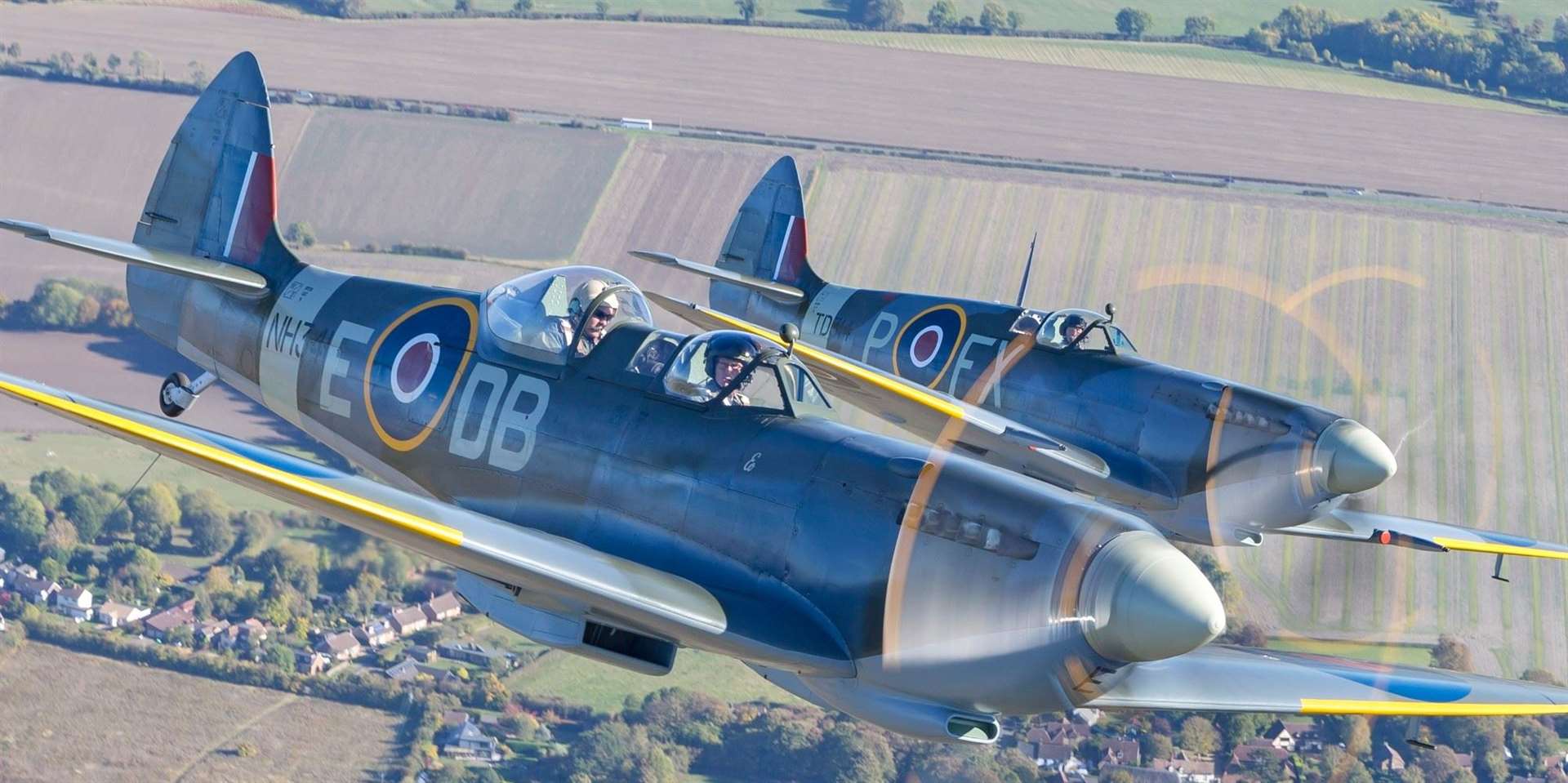 Take your seats, sit back and prepare to be enthralled by the 2019 Battle of Britain Airshow provided by Aero Legends. (12840950)