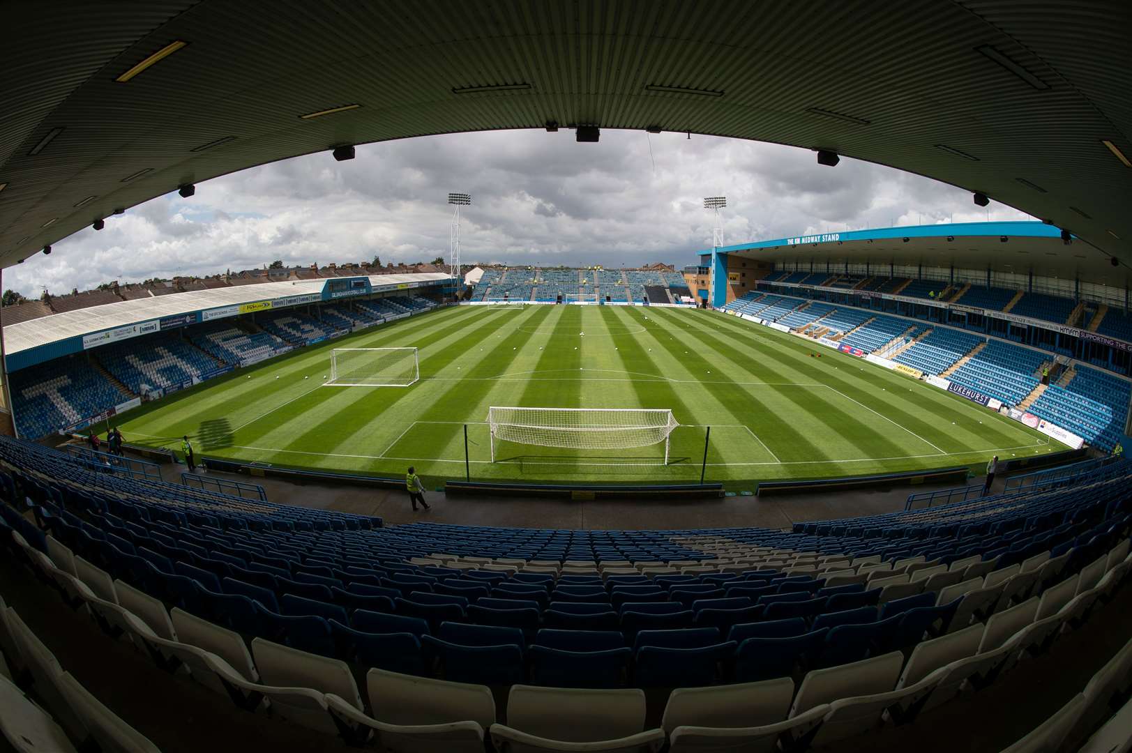 The Priestfield Stadium in Gillingham is one of at least three sites proposed to the NHS for a mass vaccine centre in Medway