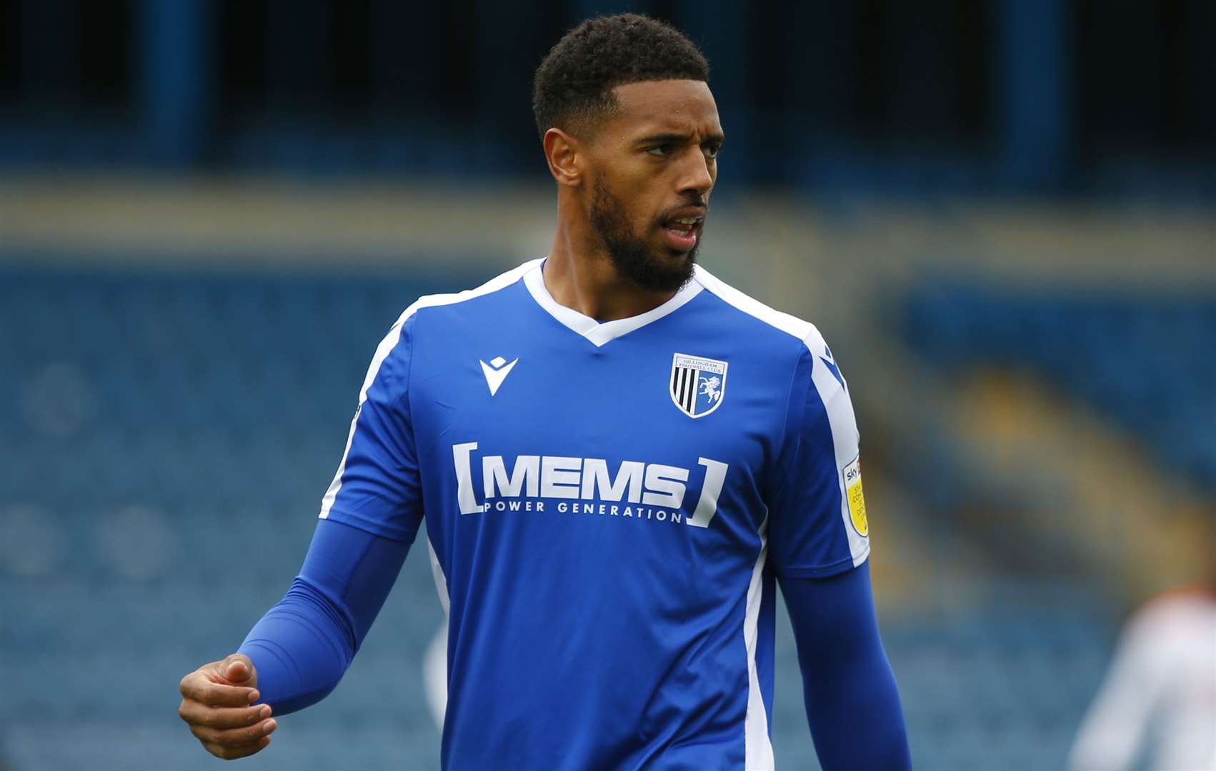 Gillingham forward Vadaine Oliver is remaining positive despite a midweek setback Picture: Barry Goodwin