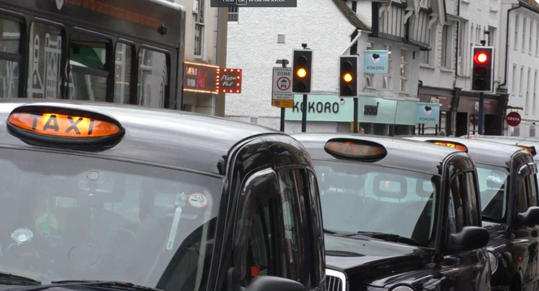 Taxi drivers say the could be forced off the road by new rules being introduced by Maidstone council