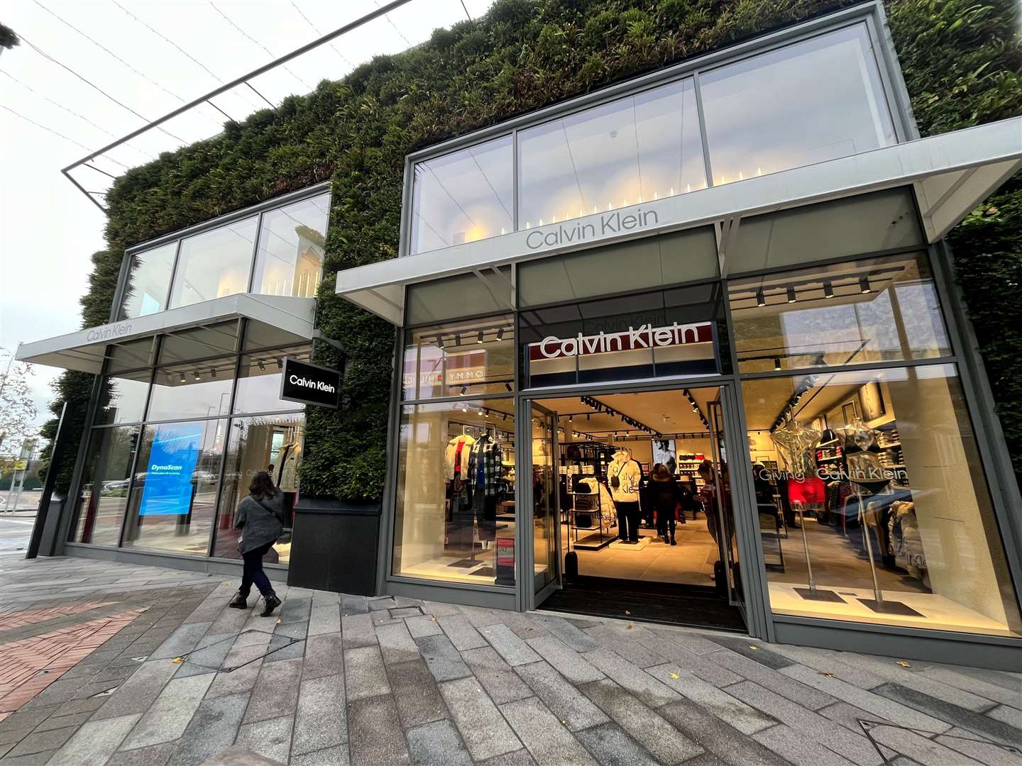 Calvin Klein has opened in a bigger unit at the popular shopping centre