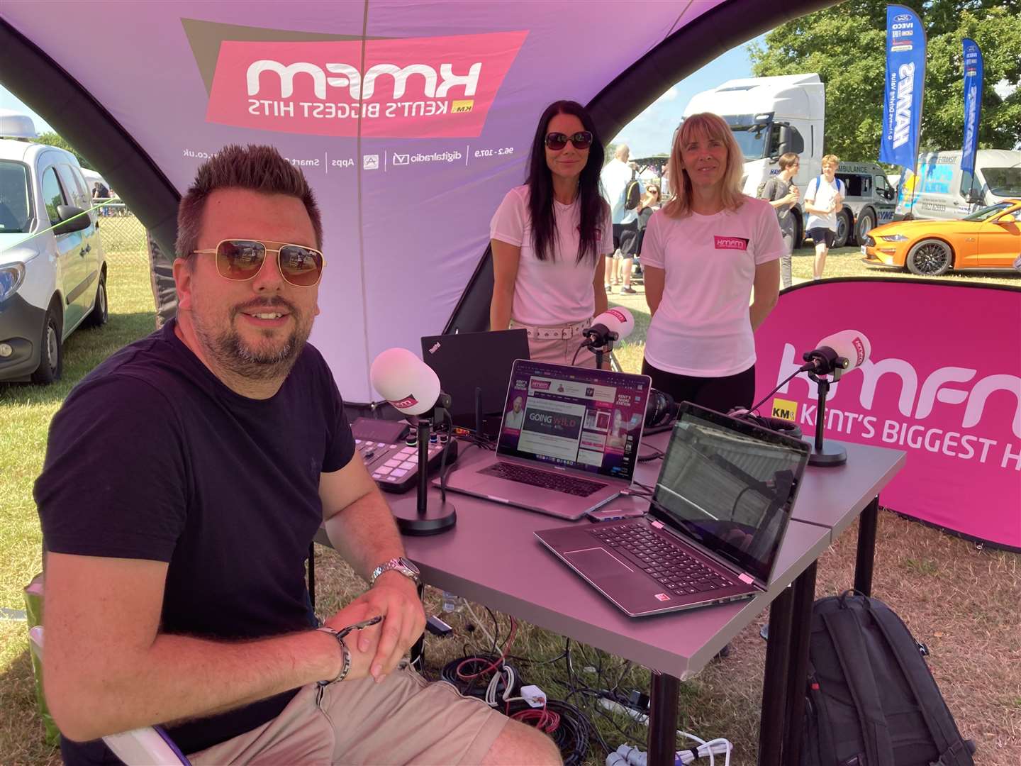 The Kent County Show 2022 is under way. kmfm's Rob Wills is hosting the drive time programme live from the showground this afternoon