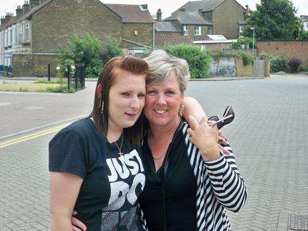 Kirsty Scamp reunited with her mum Patsy Barker