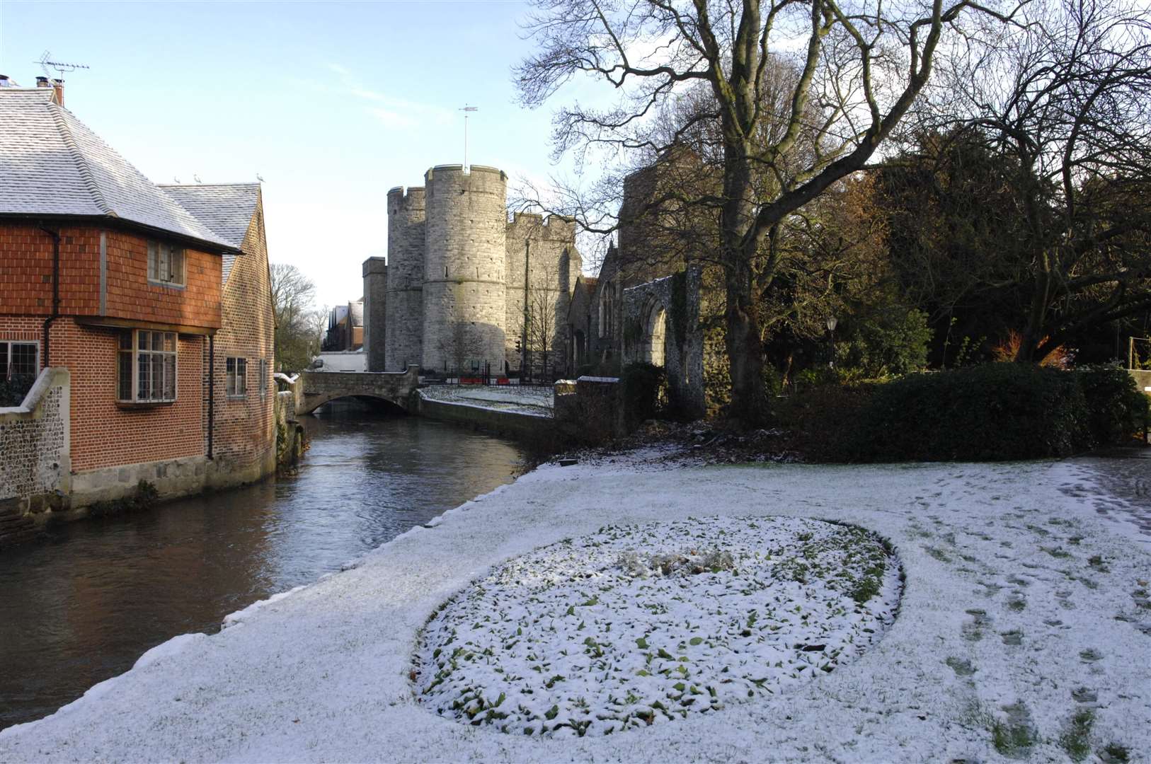 The Westgate Towers could be covered in snow by Sunday. Picture: Chris Davey