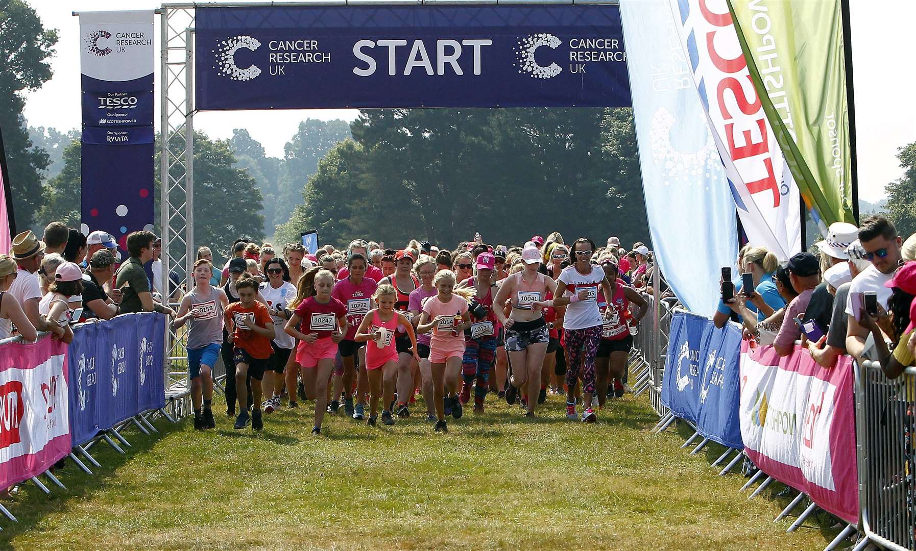 The race for life is back!  Seen here in 2018 at Mote Park, Maidstone.  Photo: Sean Aidan