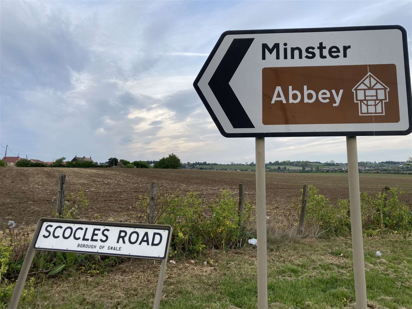 Fields next to Scocles Road and Lower Road, Minster, on the Isle of Sheppey, could be turned into a 650-home housing estate