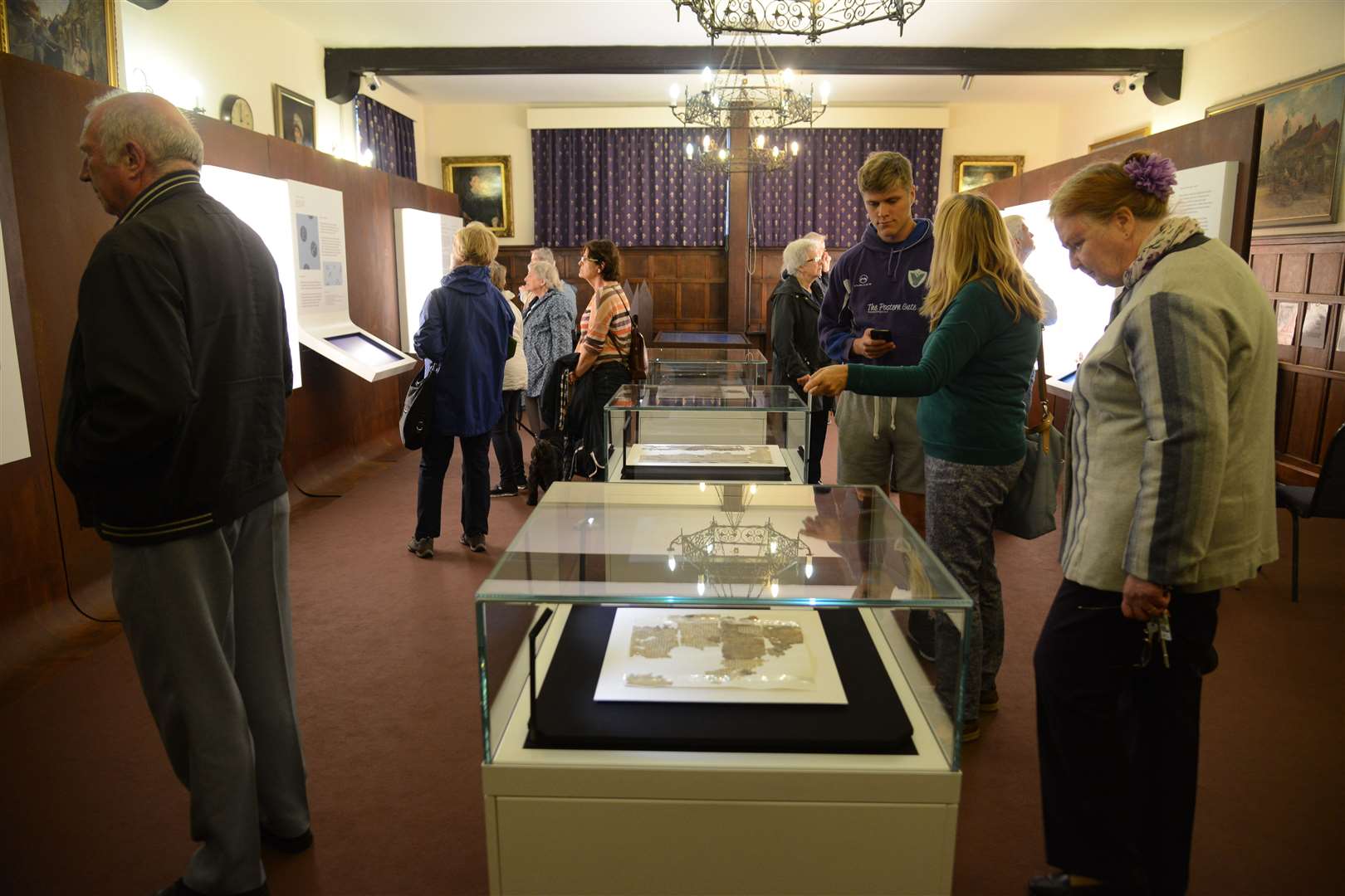The exhibition at the Guildhall in September 2015