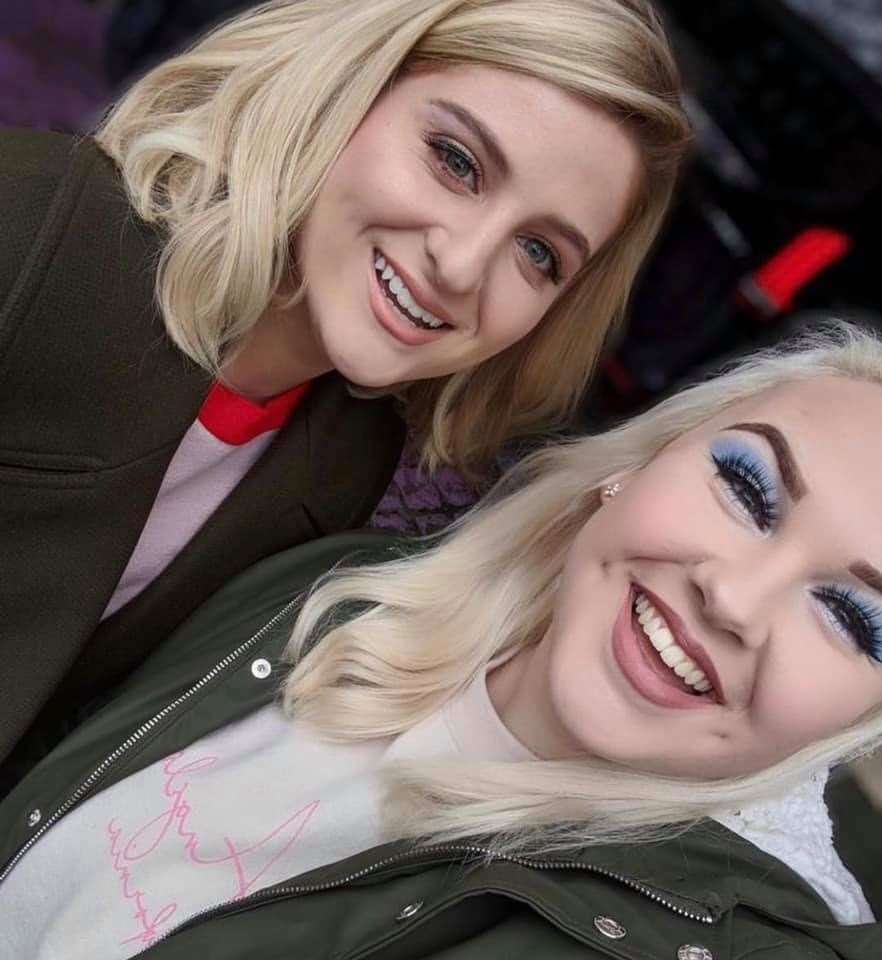 Meghan Trainor posted this picture with Jalisa Forsyth on her Facebook
