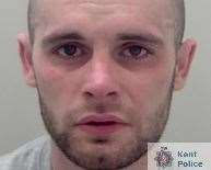 James Harris has been jailed for three years after a robbery in Dartford. Picture: Kent Police (14664800)