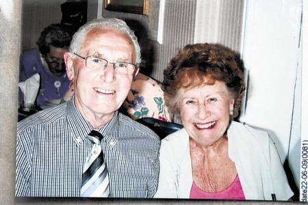 Joan Youens and Mick Geoghegan, who died trying to cross a street