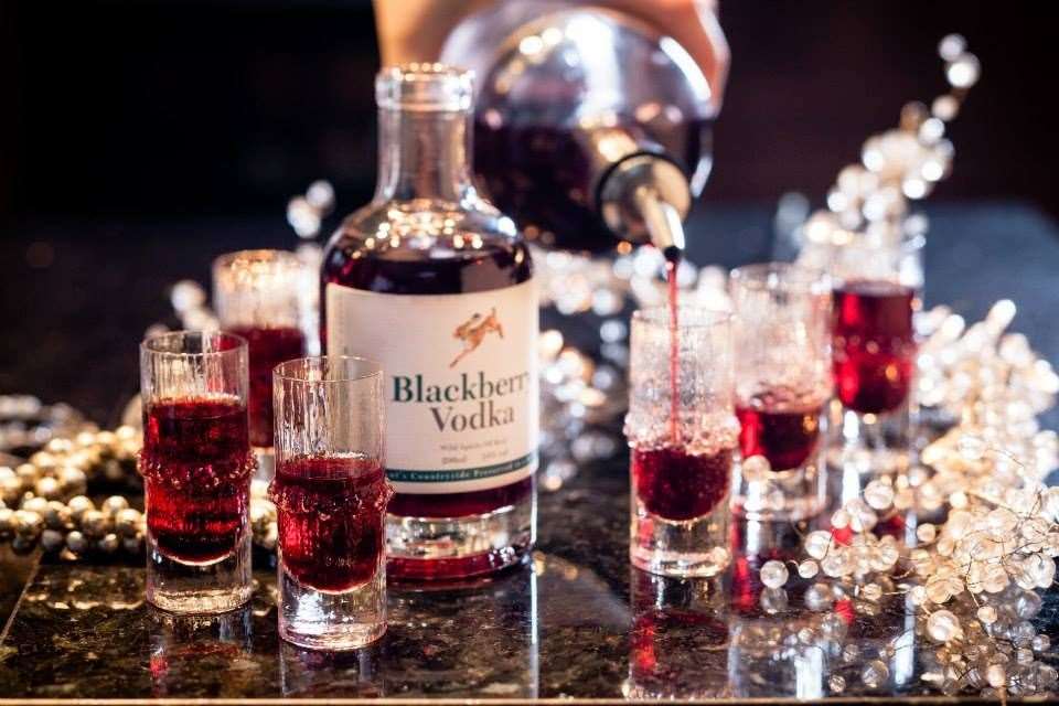 The blackberry vodka is less tart. Picture: Wild Spirits of Kent