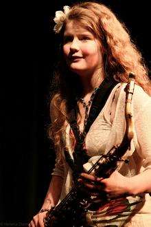 Saxophonist Asha Parkinson