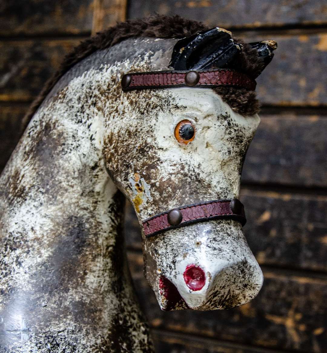 The toy horse was sold for nearly six times its original estimate. Picture: Canterbury Auction Galleries