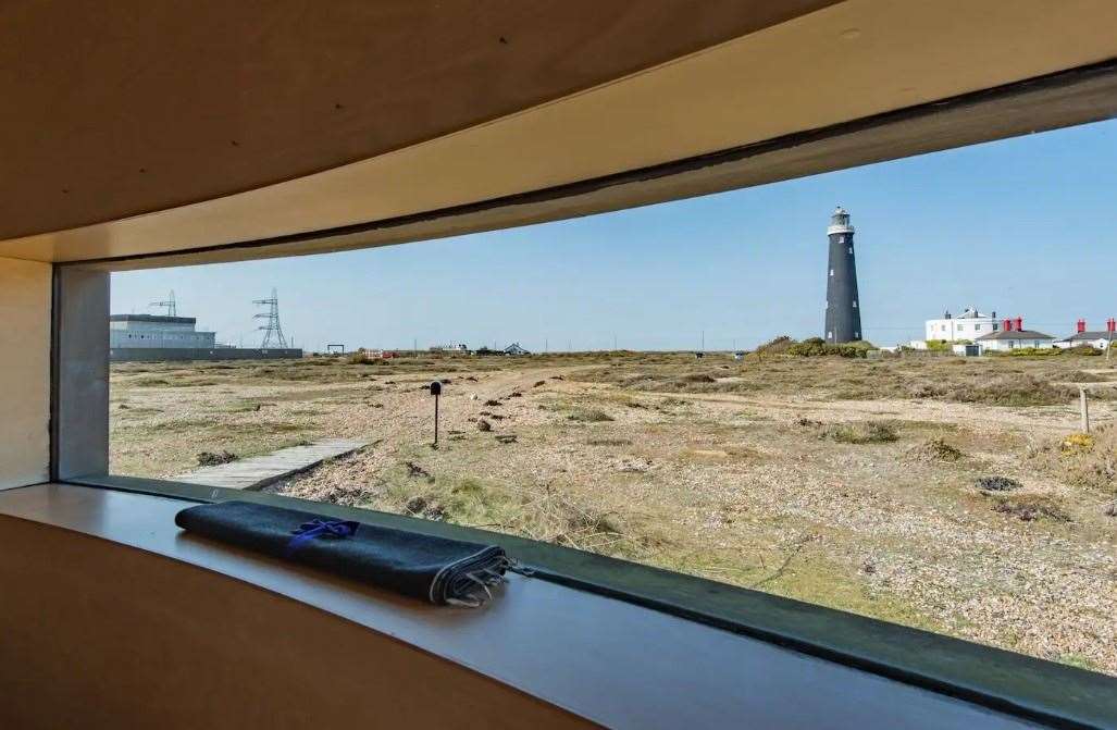 Who doesn't love a lighthouse and a nuclear power station? Picture: Airbnb
