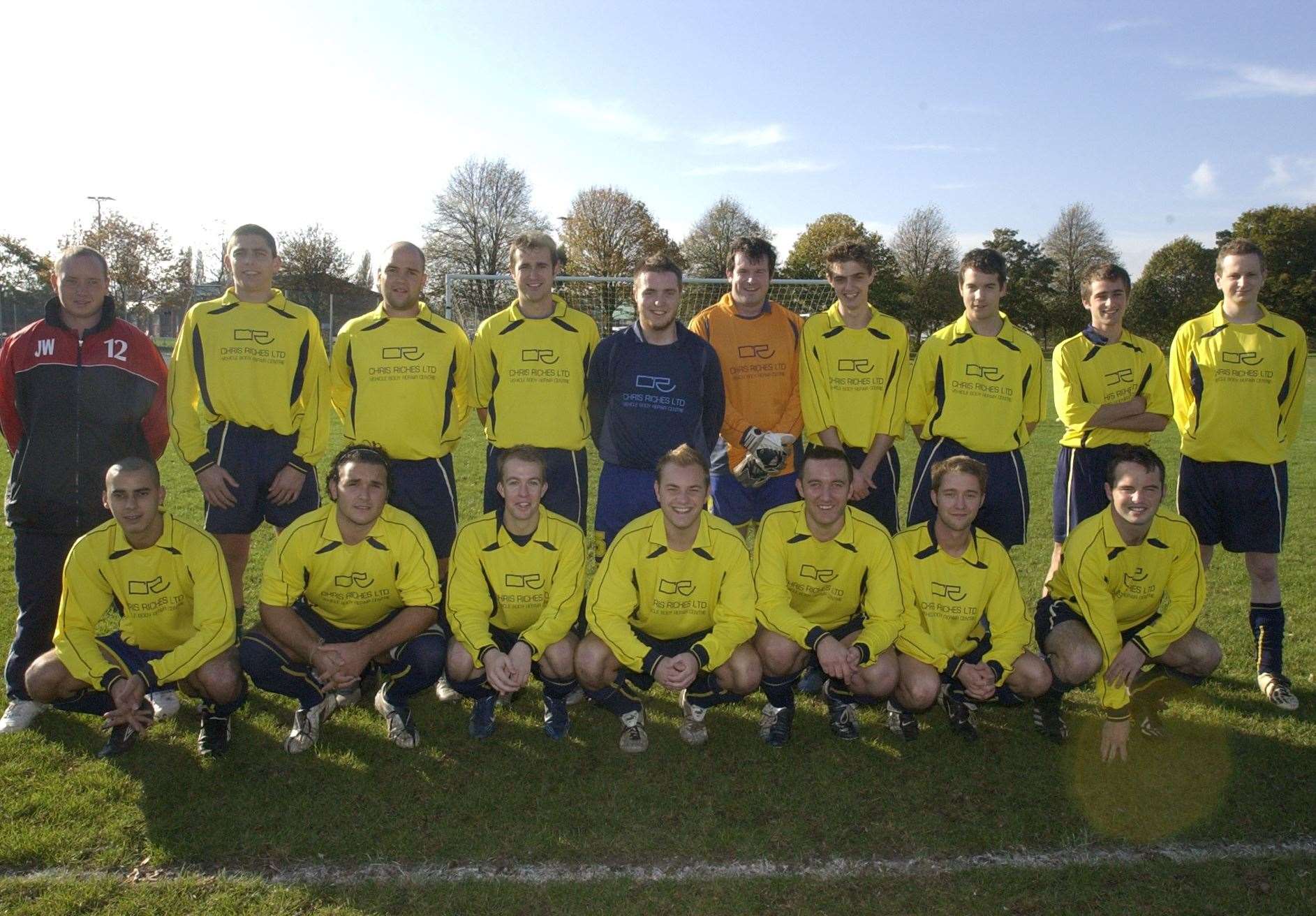 The Share and Coulter Sunday League football team in 2005