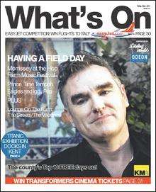 Morrissey is the star of this week's What's On cover