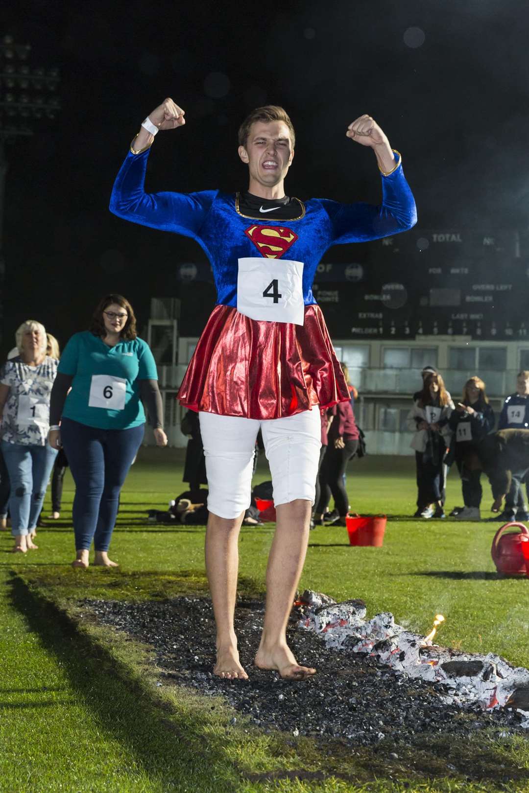 Ben Bogdan-Hodgson took part in a Wonderwoman costume (5228196)