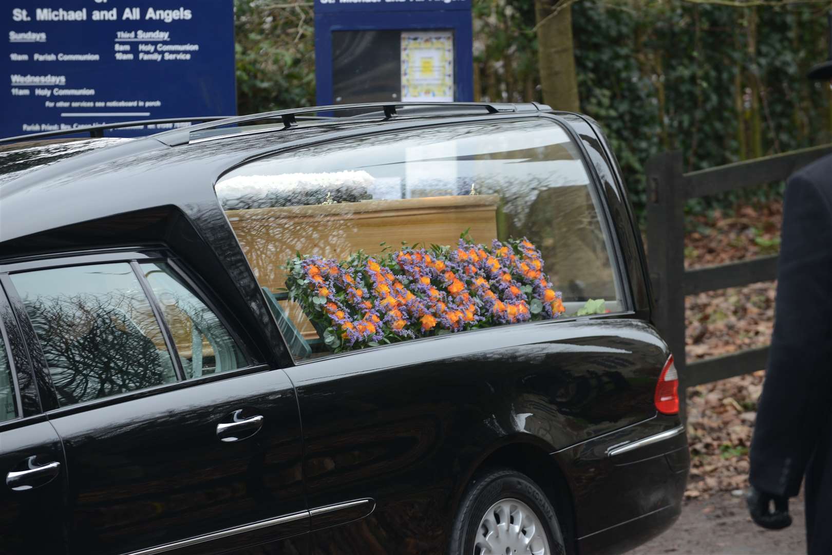 A poignant floral tribute for Dazy Saunders