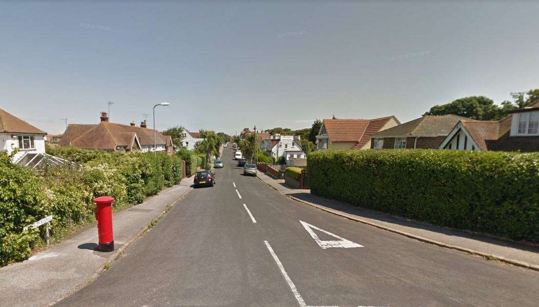 Ryders Avenue in Westgate-on-Sea where a house was burgled (10033014)
