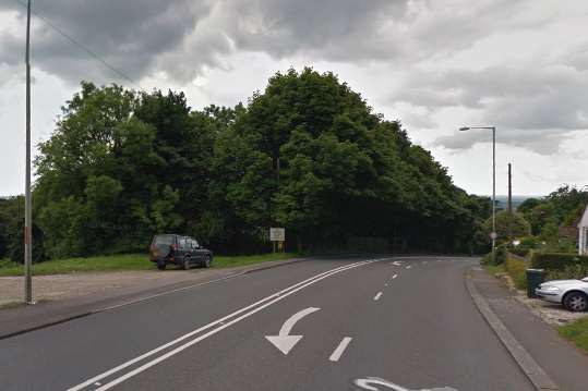The A252 Charing Hill. Pic from Google Street View