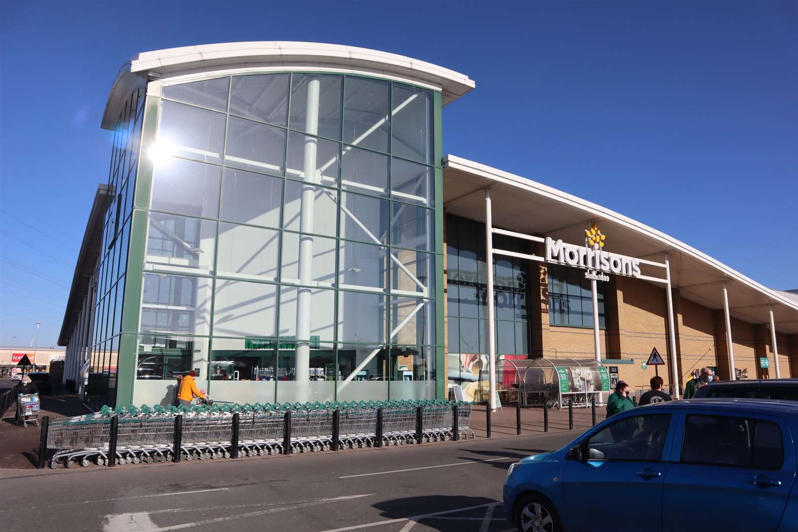 The Morrisons store at the retail park