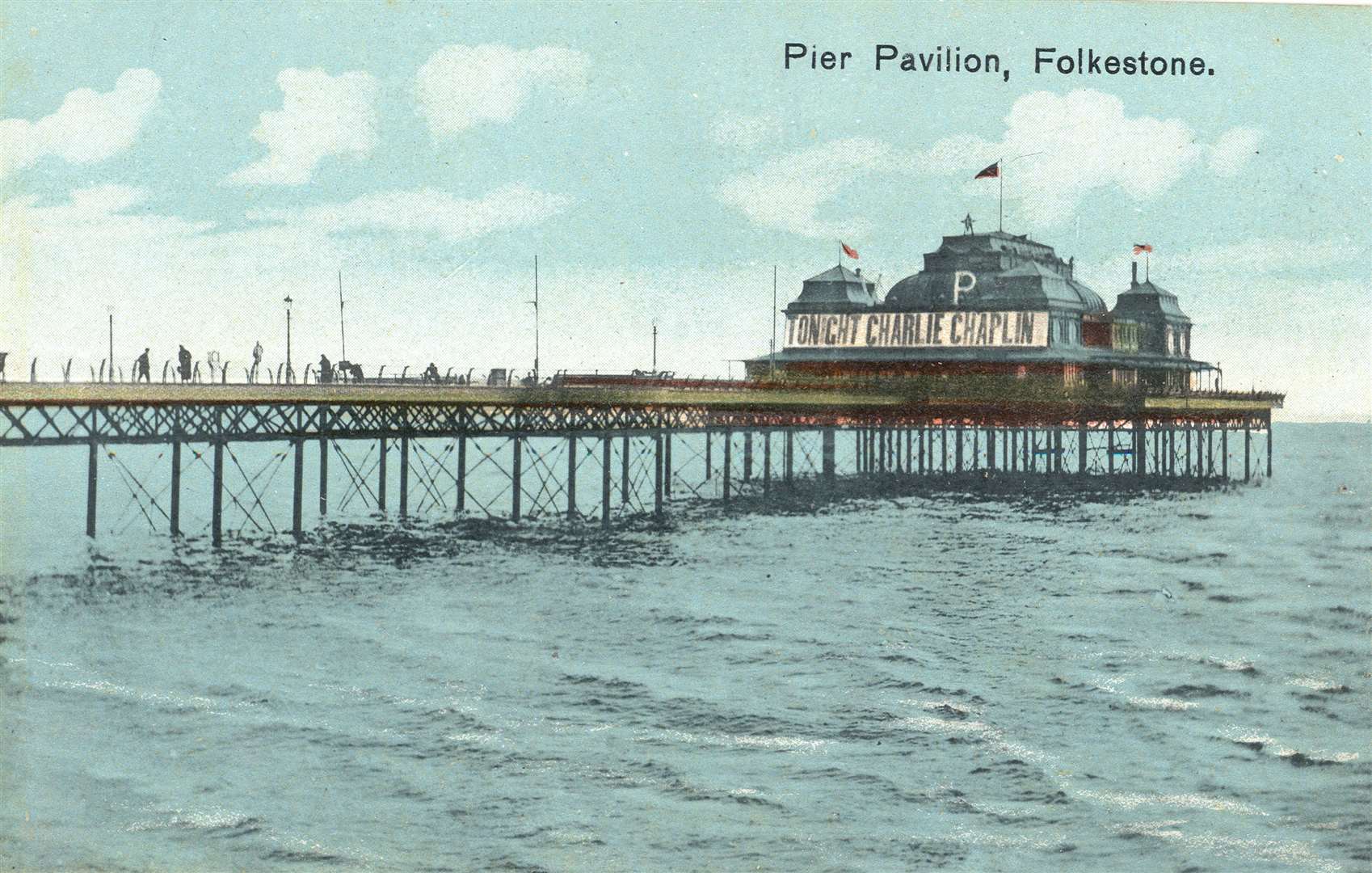 An old postcard showing the Victoria Pier's theatre. Picture: Sarah Smith
