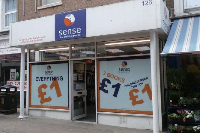 Sense charity shop in Margate was burgled on May 1. Picture: Google Images