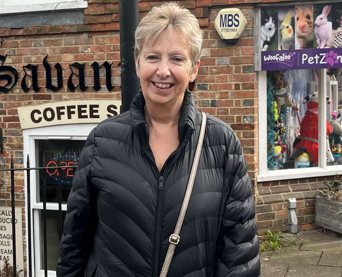 Deborah Theobald, 64, has worked in Tenterden for 30 years and wants to see less empty shop fronts on the High Street