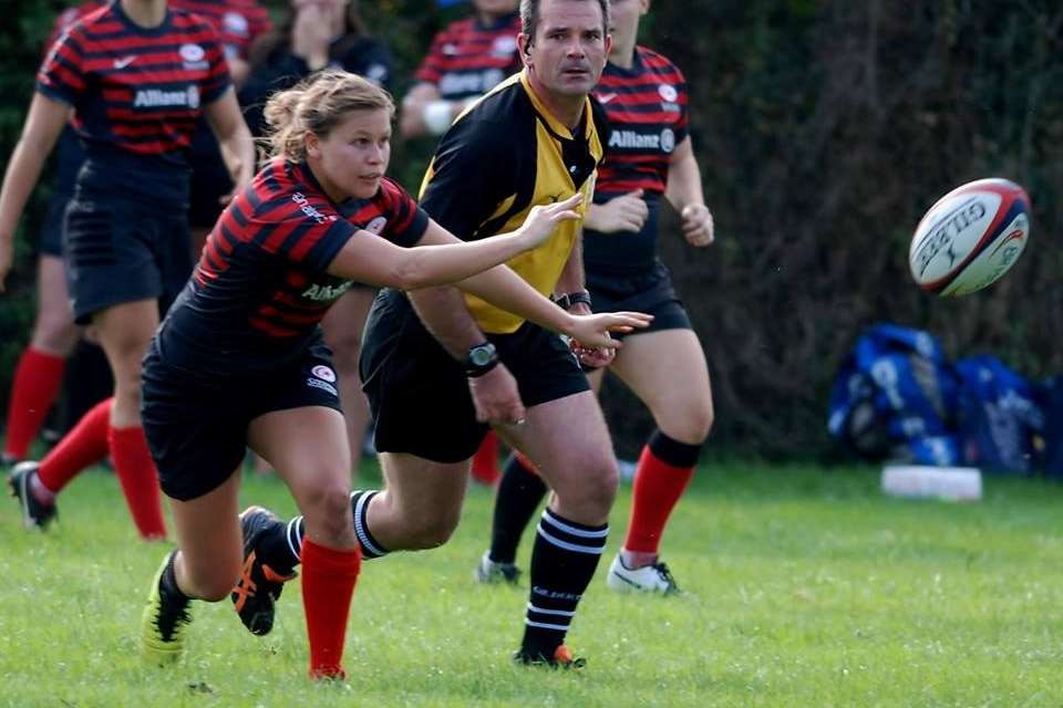 Saracens and England star Georgina Gulliver