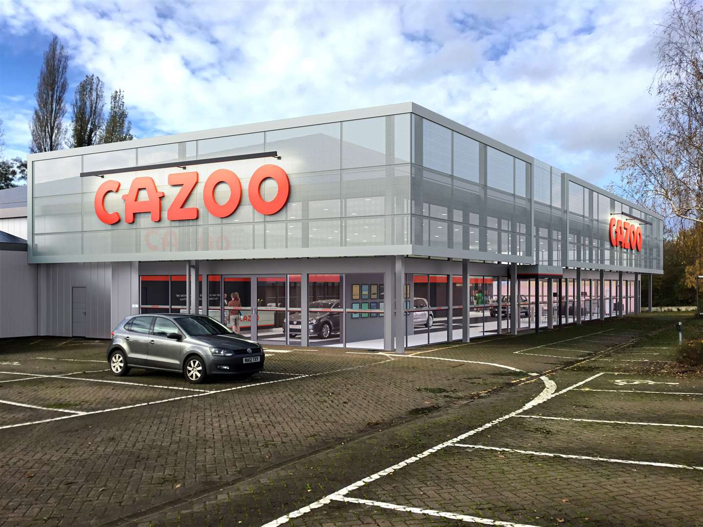 The Cazoo custmer care centre in Five Oak Green Road, Tonbridge (44215049)