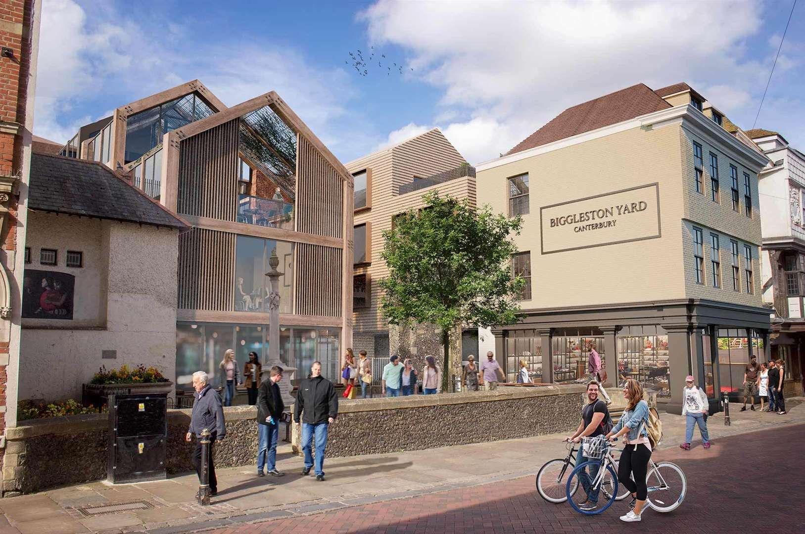 Developers say the Biggleston Yard development will change the face of Canterbury's high street. Pic: The Setha Group