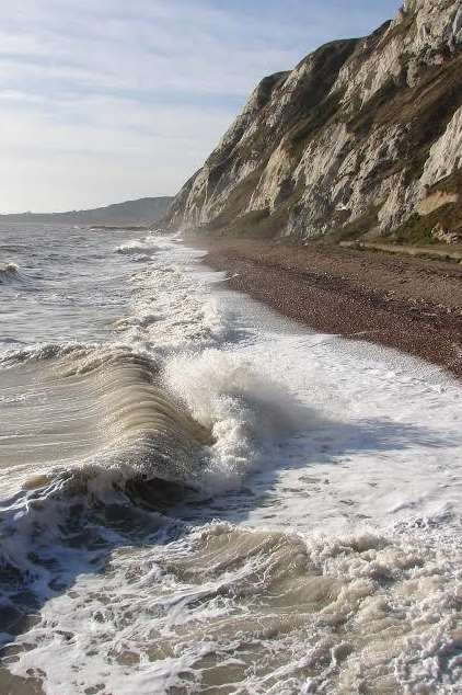 The incident is taking place near Samphire Hoe. Stock image.