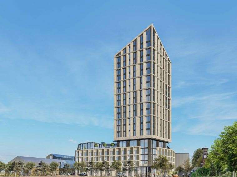 The 18-storey tower was among the nearby community council's largest concerns