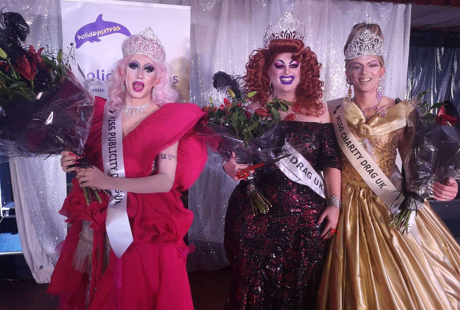 The winners of Miss Drag UK 2019