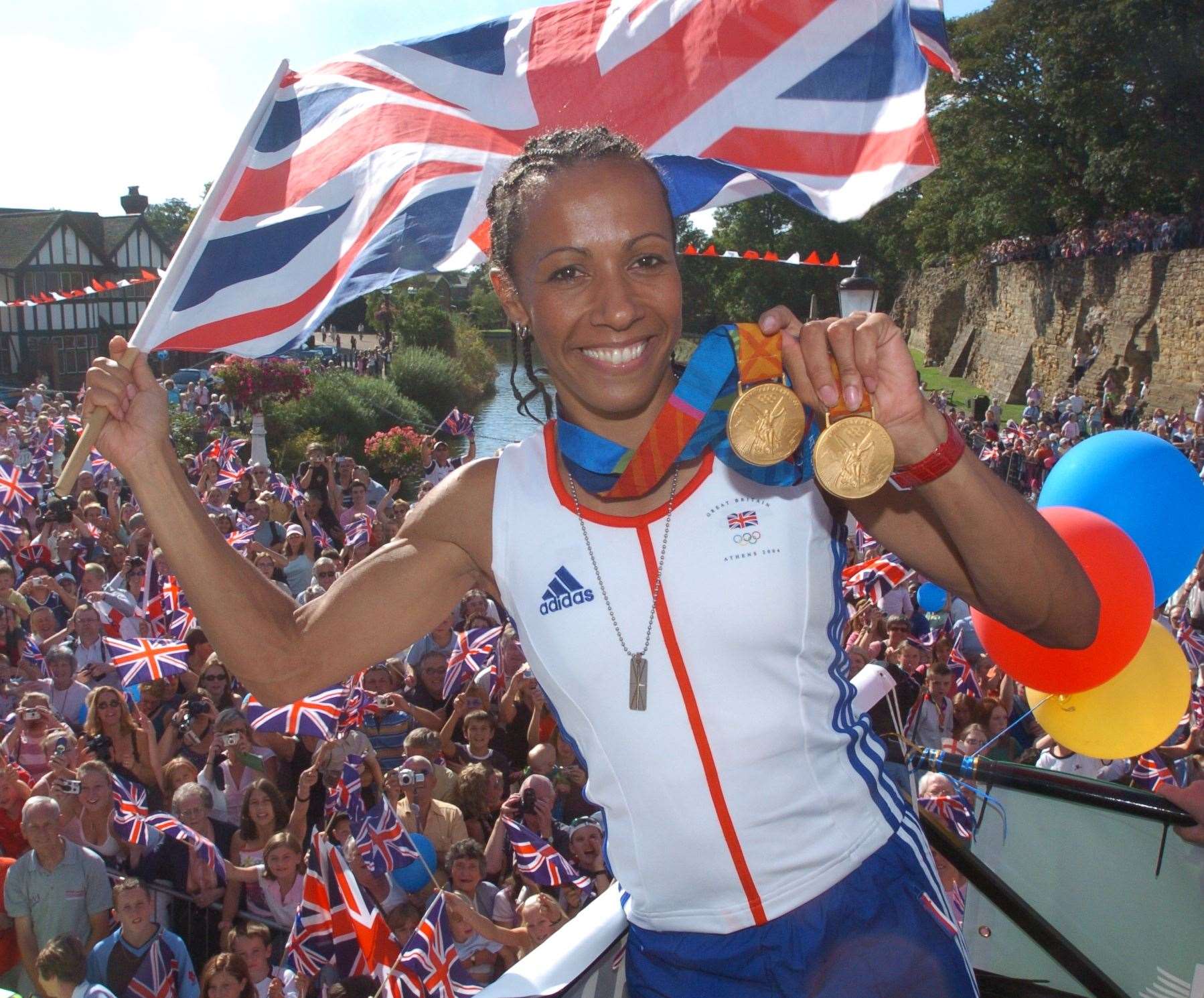 Kent-based Kelly Holmes who won double gold at the Athens Olympics is taking part in the challenge. Picture by Matthew Walker