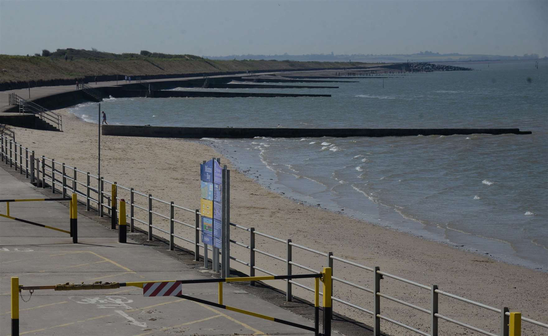 The seafront at Minnis Bay. Stock pic