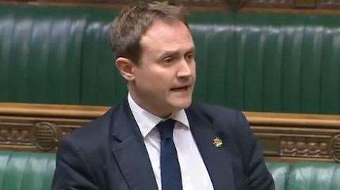 MP Tom Tugendhat. Picture: Parliament TV