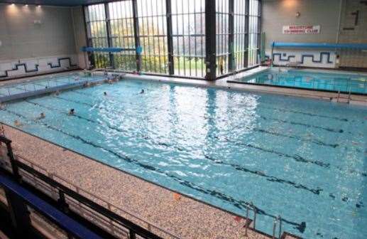 The pool at Maidstone Leisure Centre