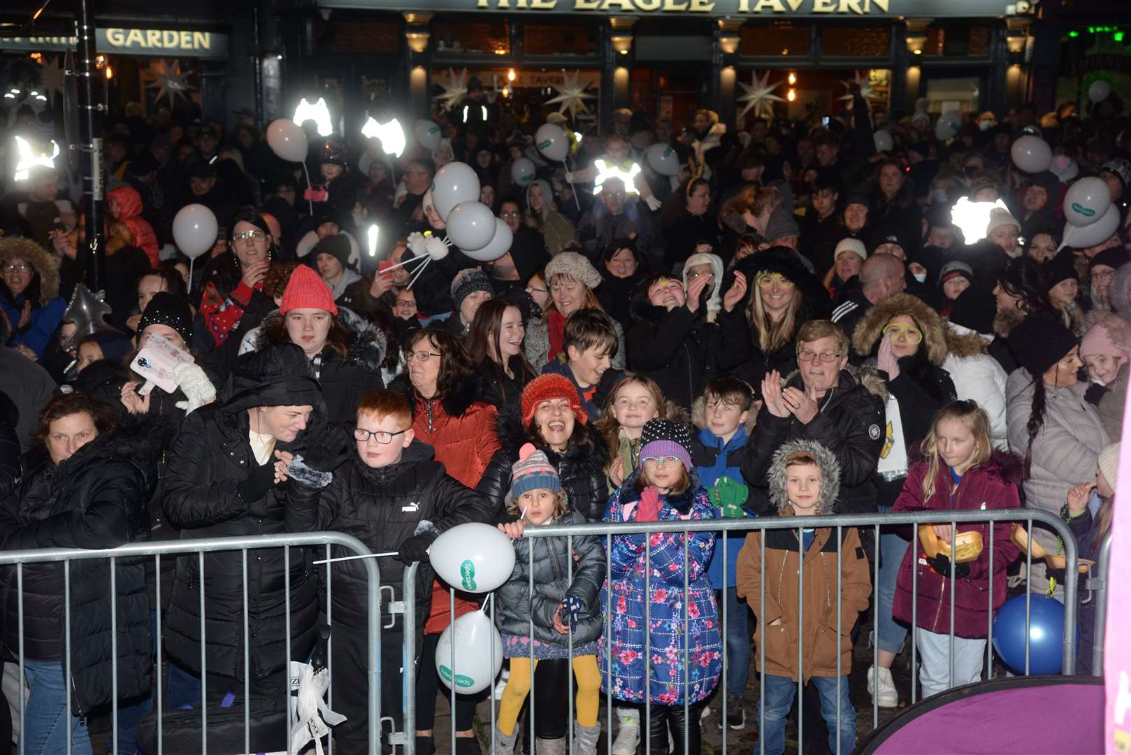 Crowds would gather in the Towns town centres for the events. Picture: Chris Davey