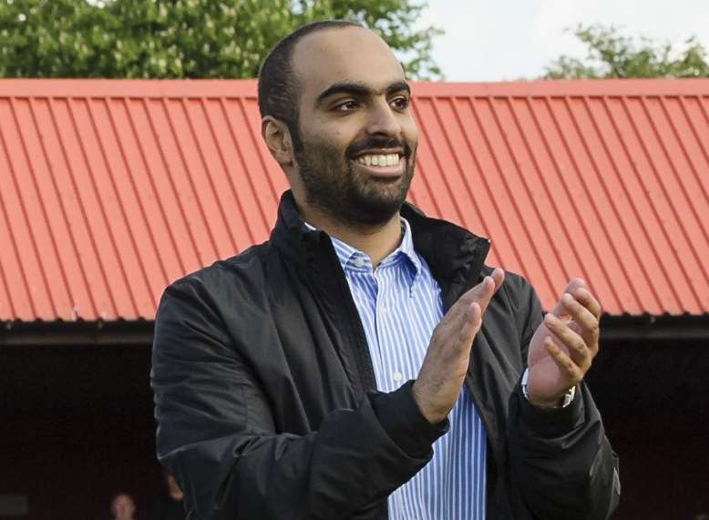 Dherar Al-Humaidi has joined his brother Abdulla on the Ebbsfleet board of directors Picture: Andy Payton