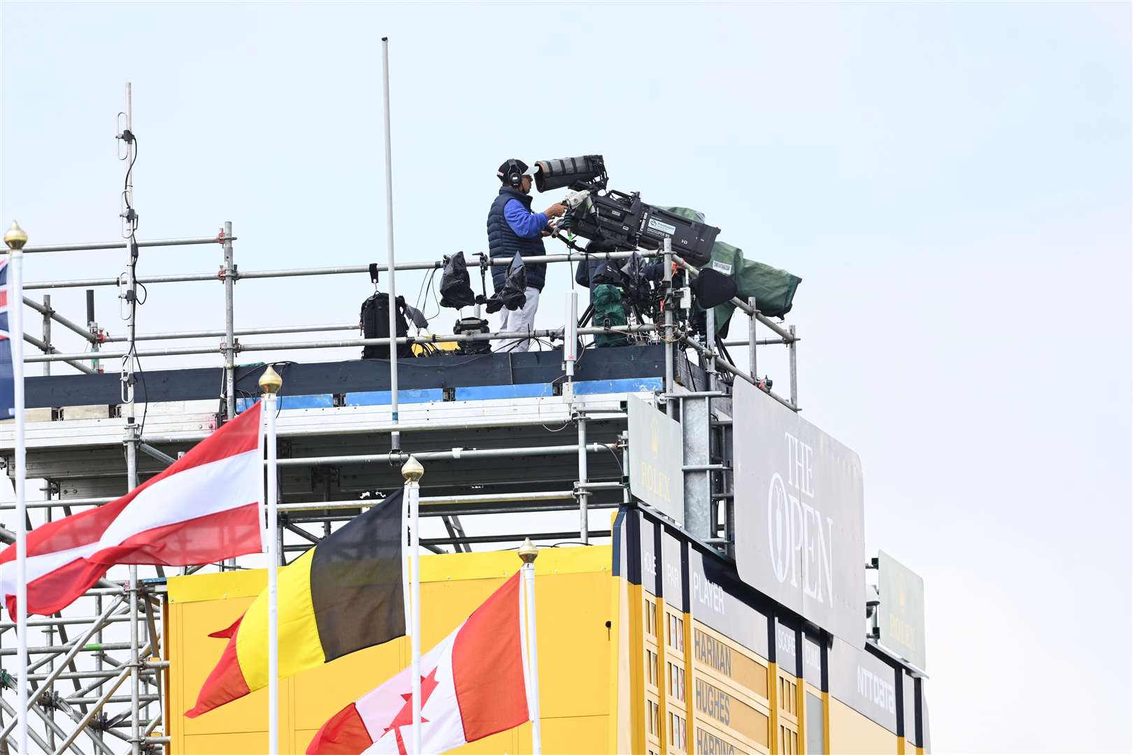 Television cameras broadcast the event around the world. Picture: Barry Goodwin (49262995)