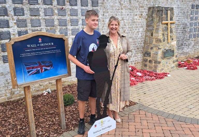 12-year-old Joshua Partridge sleeps out to support RBLI’s centenary village project at Aylesford in Homes for Heroes Campaign