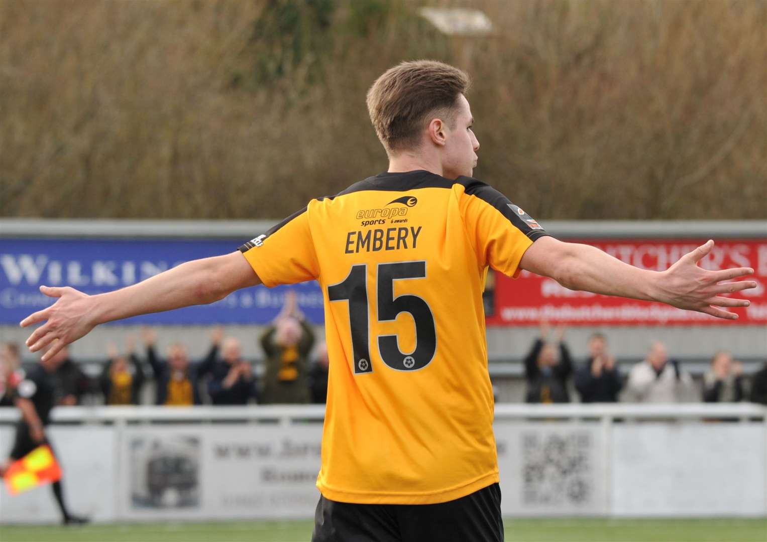 Jake Embery scored on his first start for Maidstone after joining from Herne Bay last season Picture: Steve Terrell