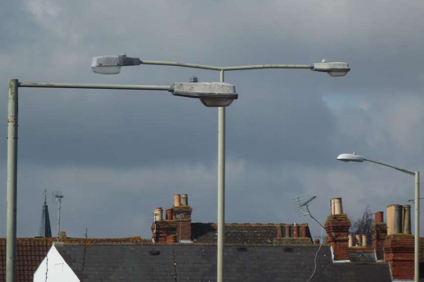 Kent County Council is switching off street lights in some areas to save money