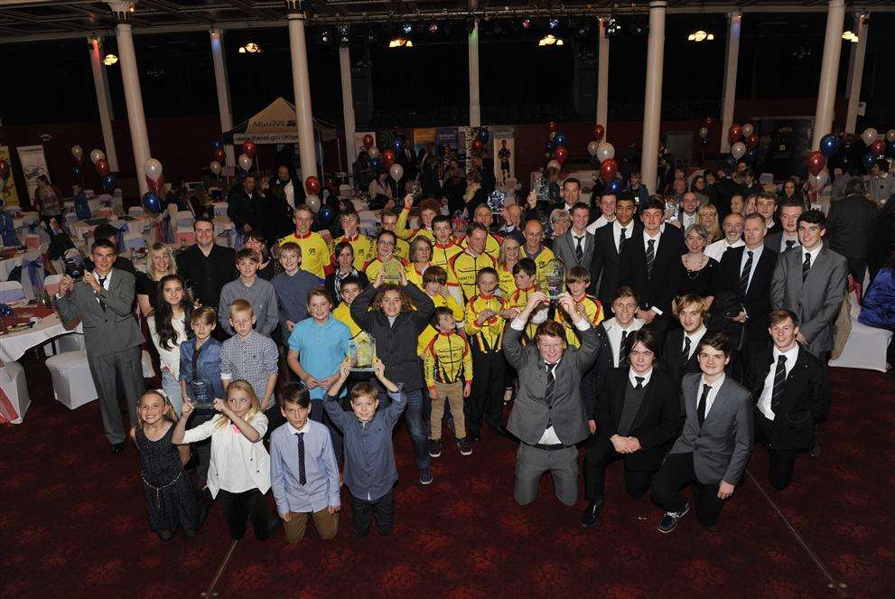Winners, runners up and guests at the fifth annual Thanet Sports Awards staged by Thanet District Council and the Sports Matters team at Margate's Winter Gardens.