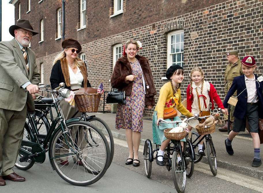 Salute to the 40s is at Chatham Historic Dockyard this weekend