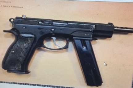 One of the seized guns. Picture: National Crime Agency