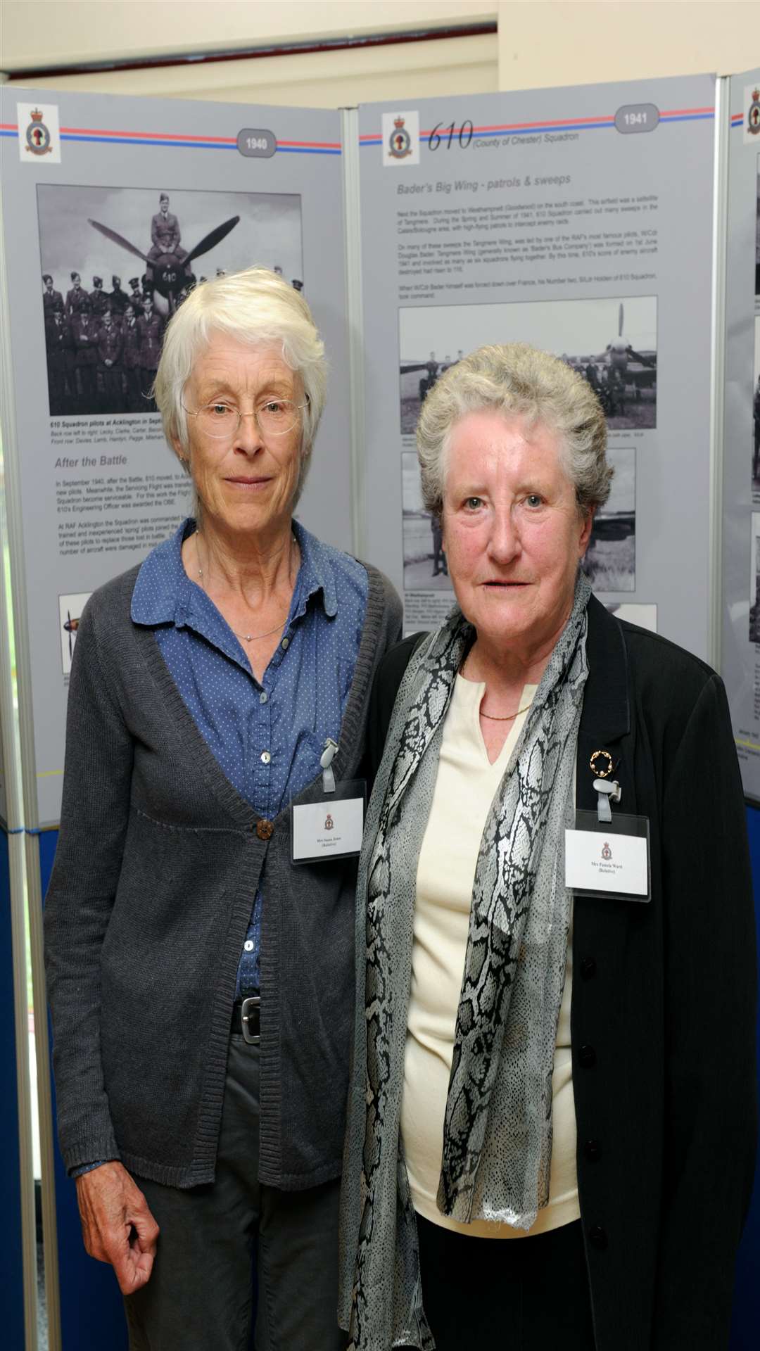 Sisters, Sue Jones & Pam Ward, their Uncle was Albert Medcalf was in the 610 squadron